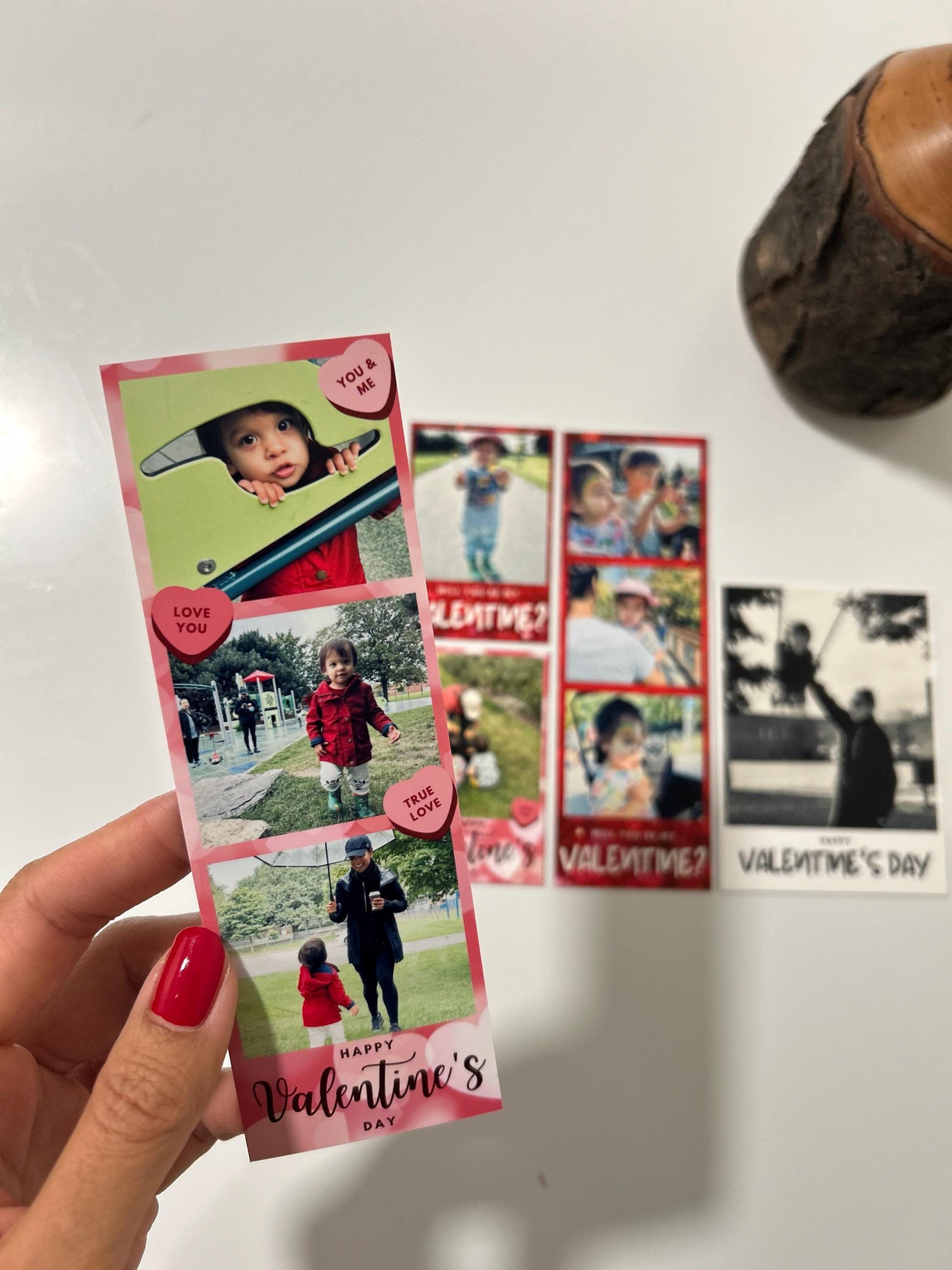 Valentine’s Day Custom Magnetic Photo Strips, Photo Magnet, Photobooth, Custom Photos, Valentine Gift, Photostrip, Polaroid, Polaroid Photo