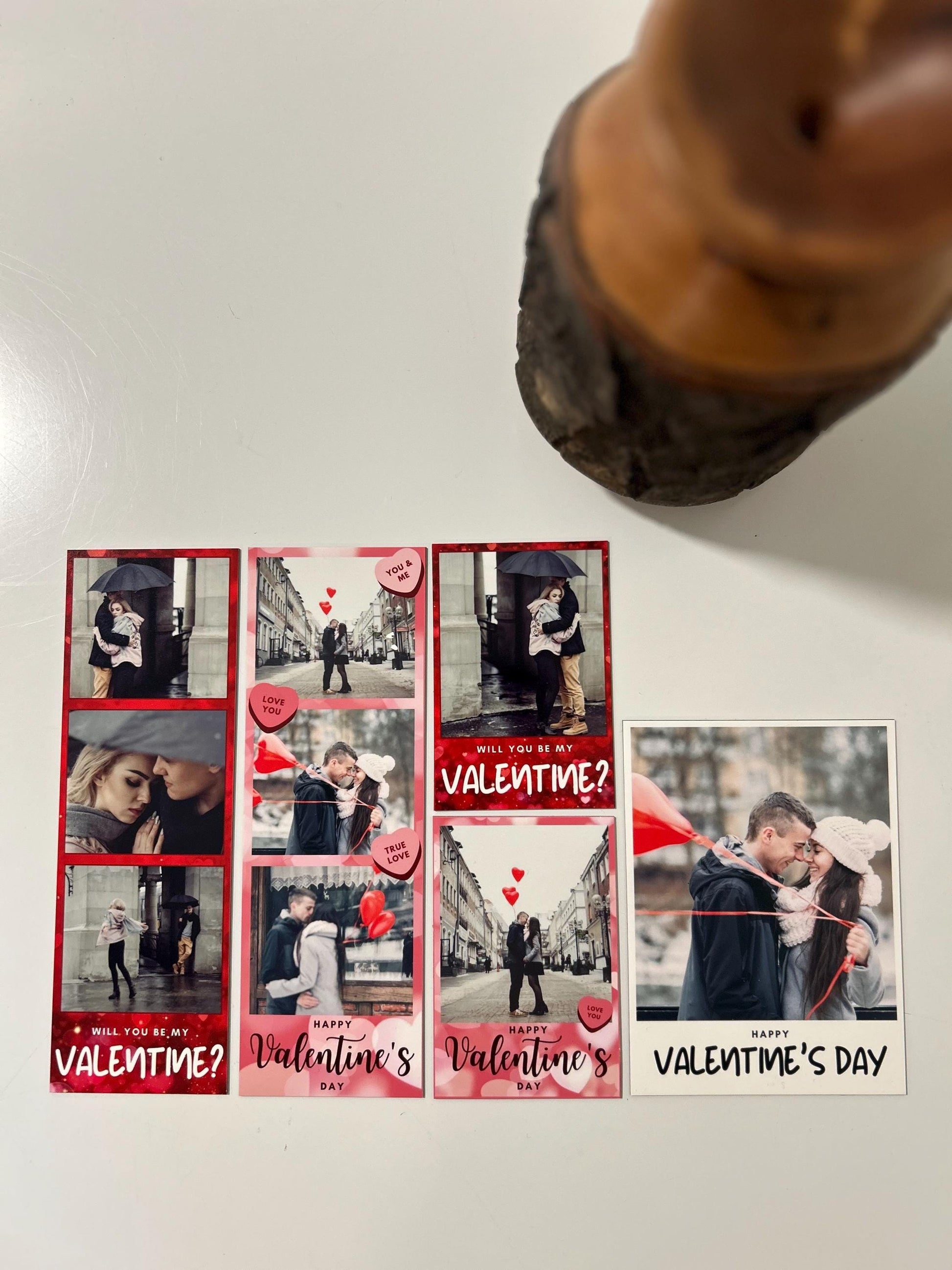 Valentine’s Day Custom Magnetic Photo Strips, Photo Magnet, Photobooth, Custom Photos, Valentine Gift, Photostrip, Polaroid, Polaroid Photo