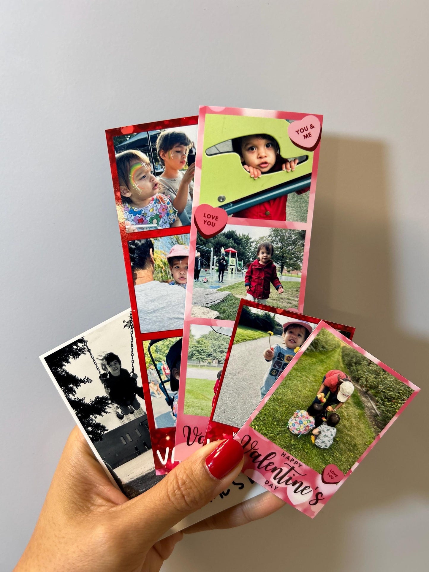 Valentine’s Day Custom Magnetic Photo Strips, Photo Magnet, Photobooth, Custom Photos, Valentine Gift, Photostrip, Polaroid, Polaroid Photo