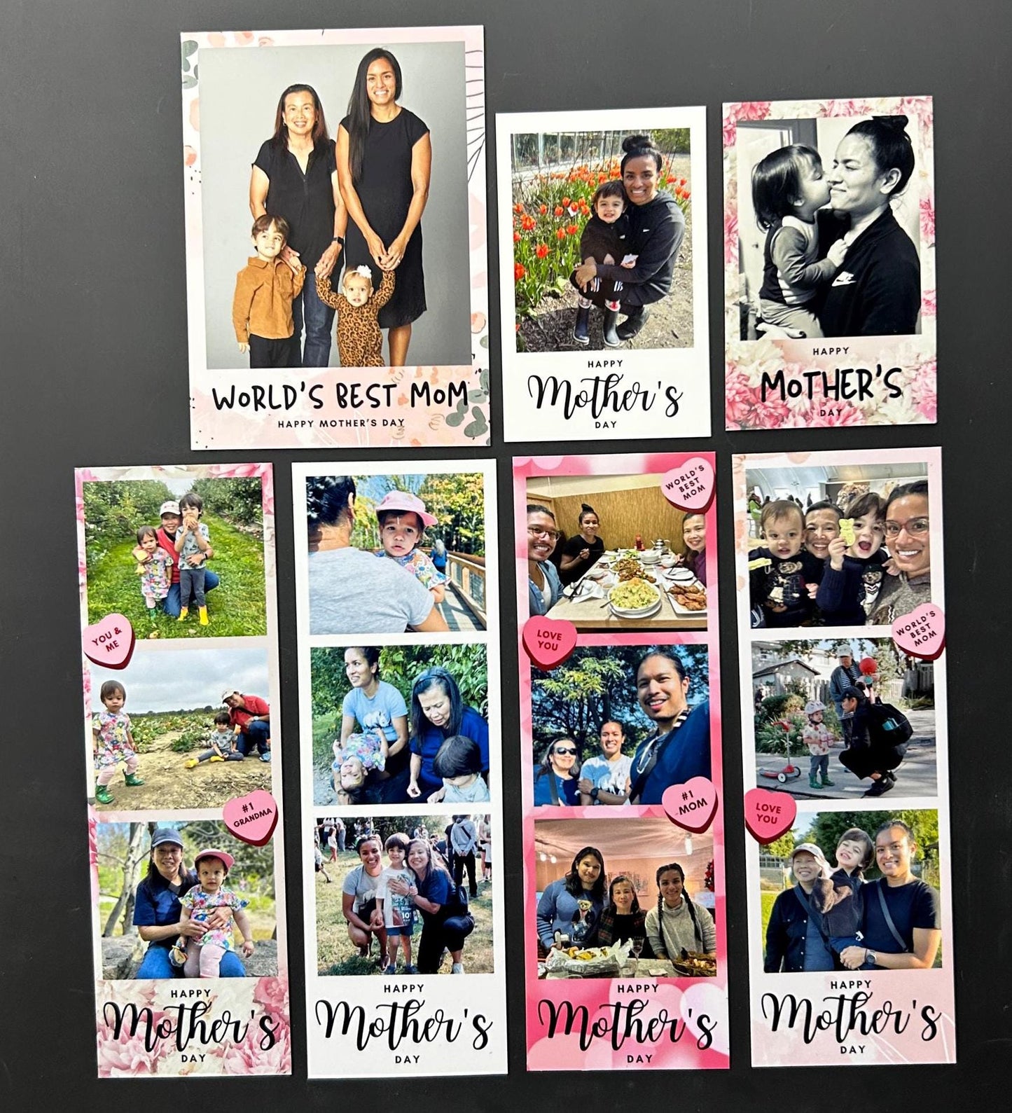 Personalized Mother's Day Gift, Custom Photo Magnets, Polaroid, Gift Idea, Custom Picture Print Magnets, Mothers Day Photo Magnet